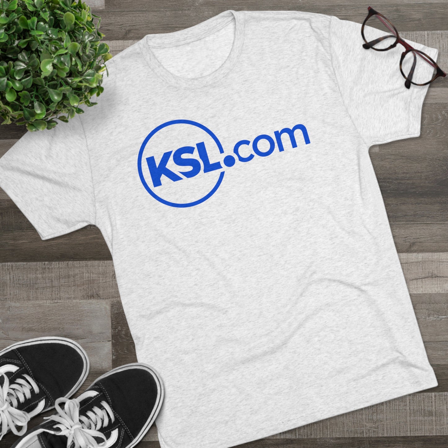 KSL.com Unisex Tri-Blend Crew Tee