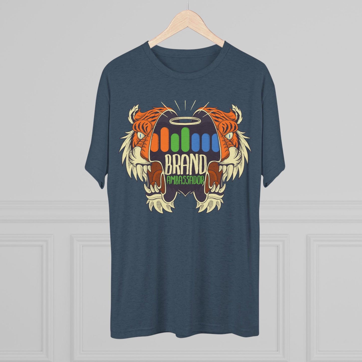 Brand Ambassador Bold Tiger Unisex Tri-Blend Crew Tee