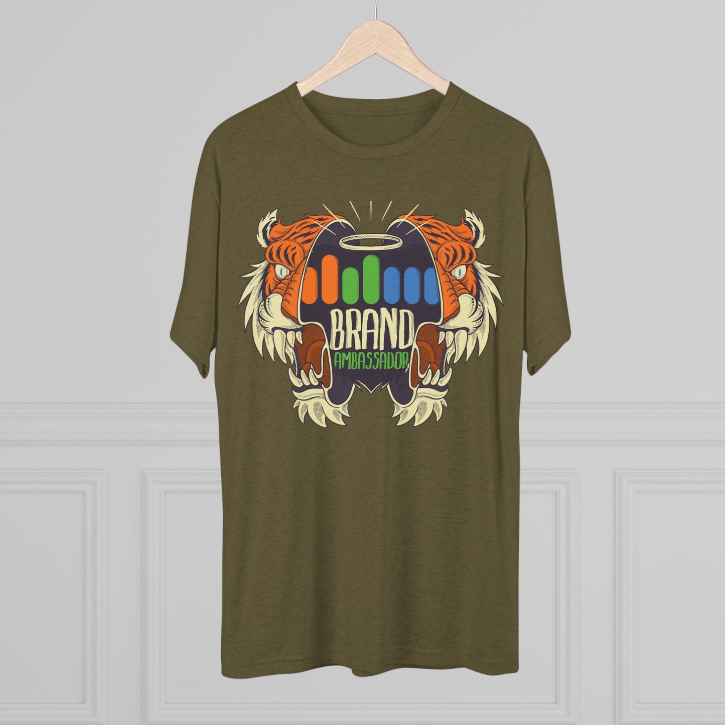 Brand Ambassador Bold Tiger Unisex Tri-Blend Crew Tee