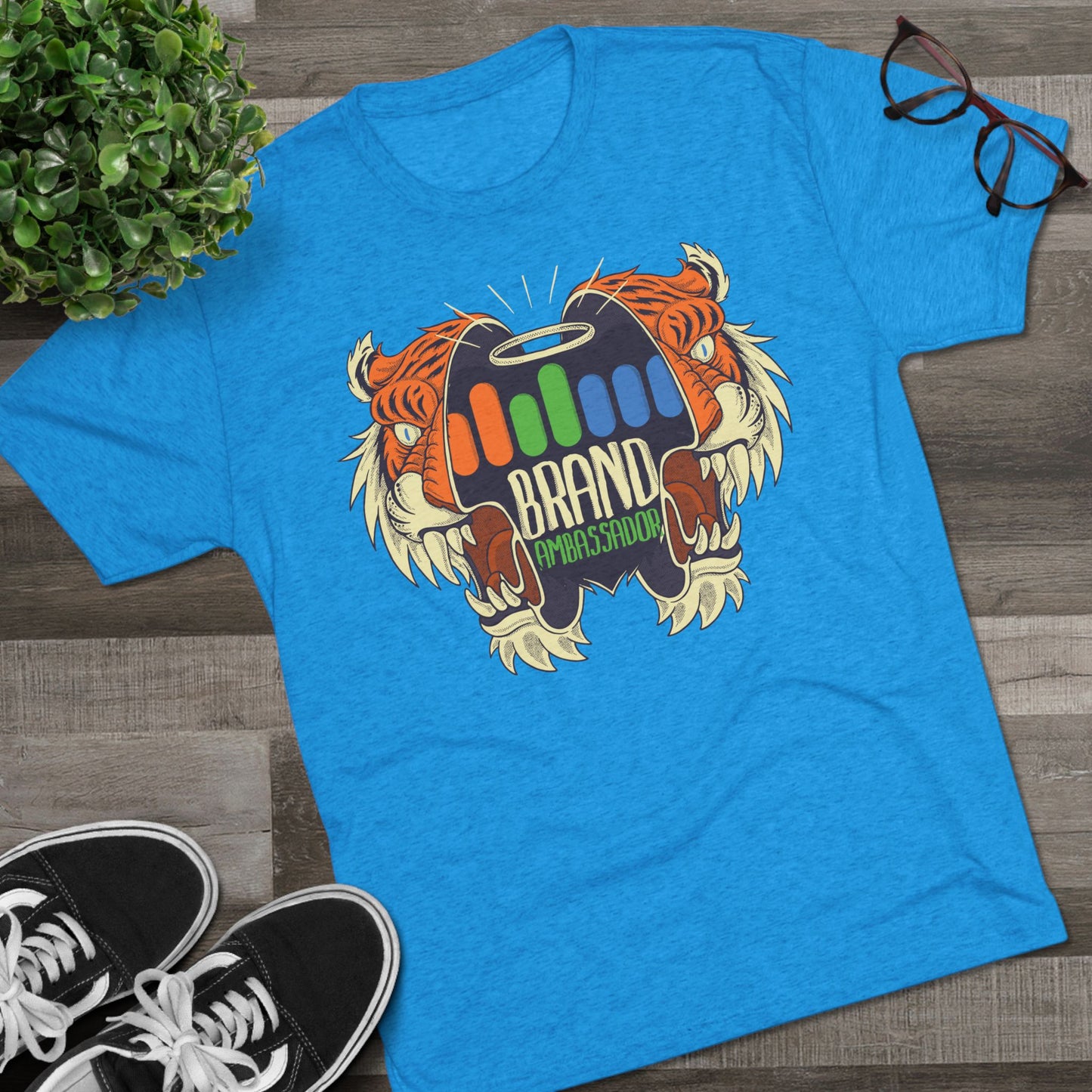 Brand Ambassador Bold Tiger Unisex Tri-Blend Crew Tee