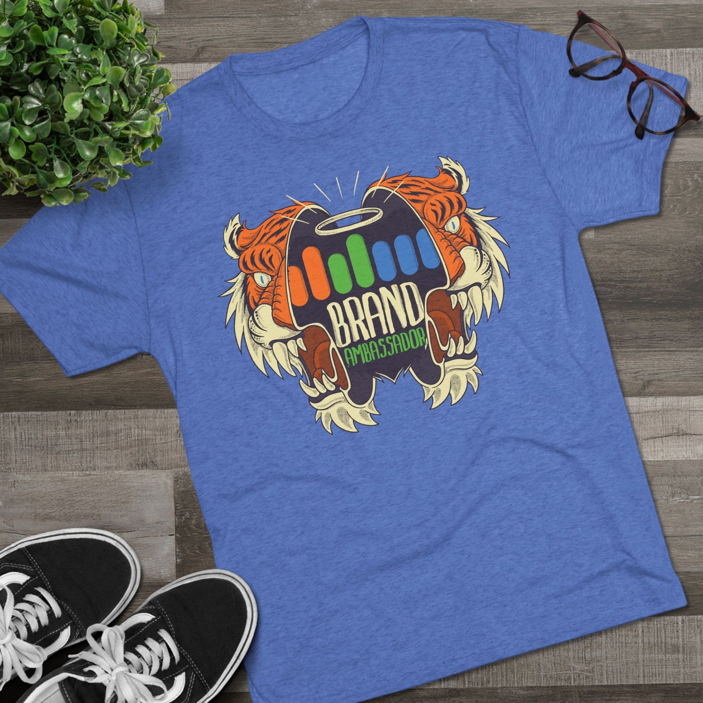 Brand Ambassador Bold Tiger Unisex Tri-Blend Crew Tee