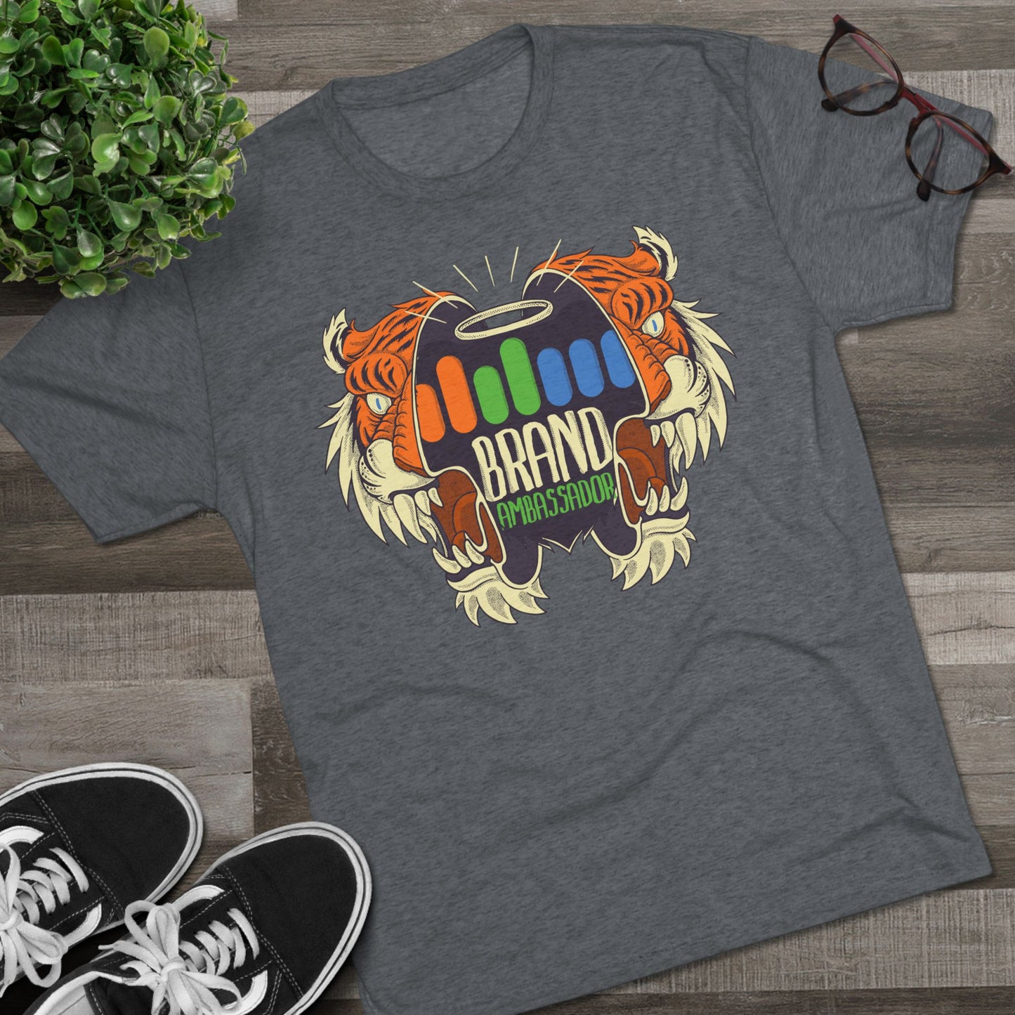 Brand Ambassador Bold Tiger Unisex Tri-Blend Crew Tee