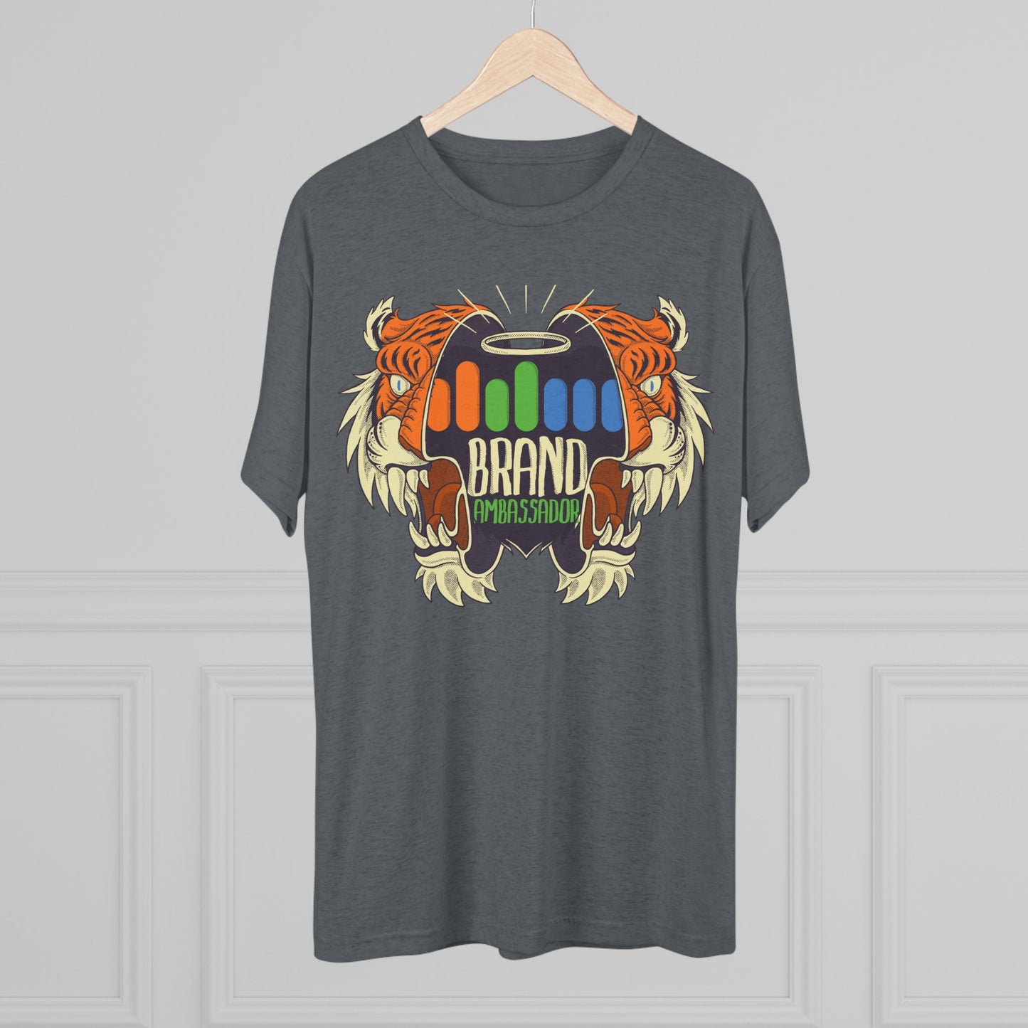 Brand Ambassador Bold Tiger Unisex Tri-Blend Crew Tee