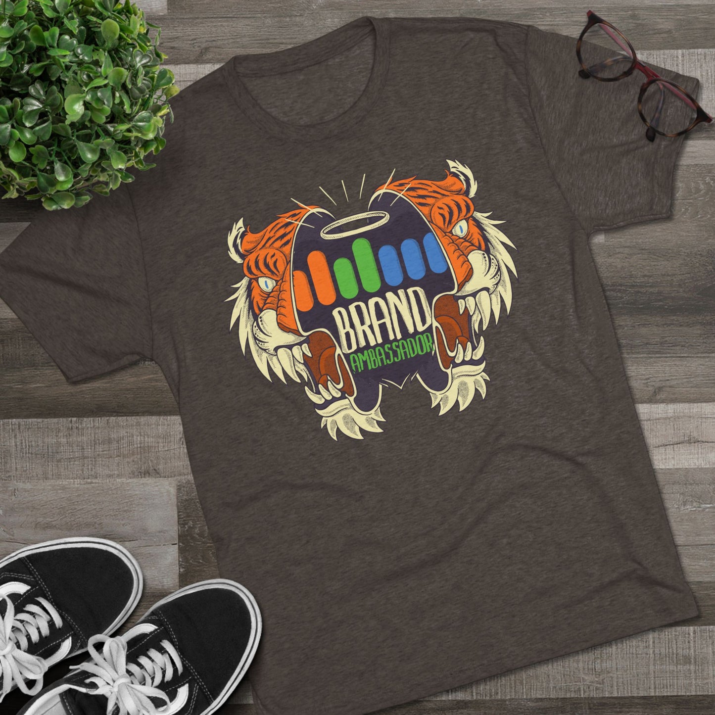 Brand Ambassador Bold Tiger Unisex Tri-Blend Crew Tee
