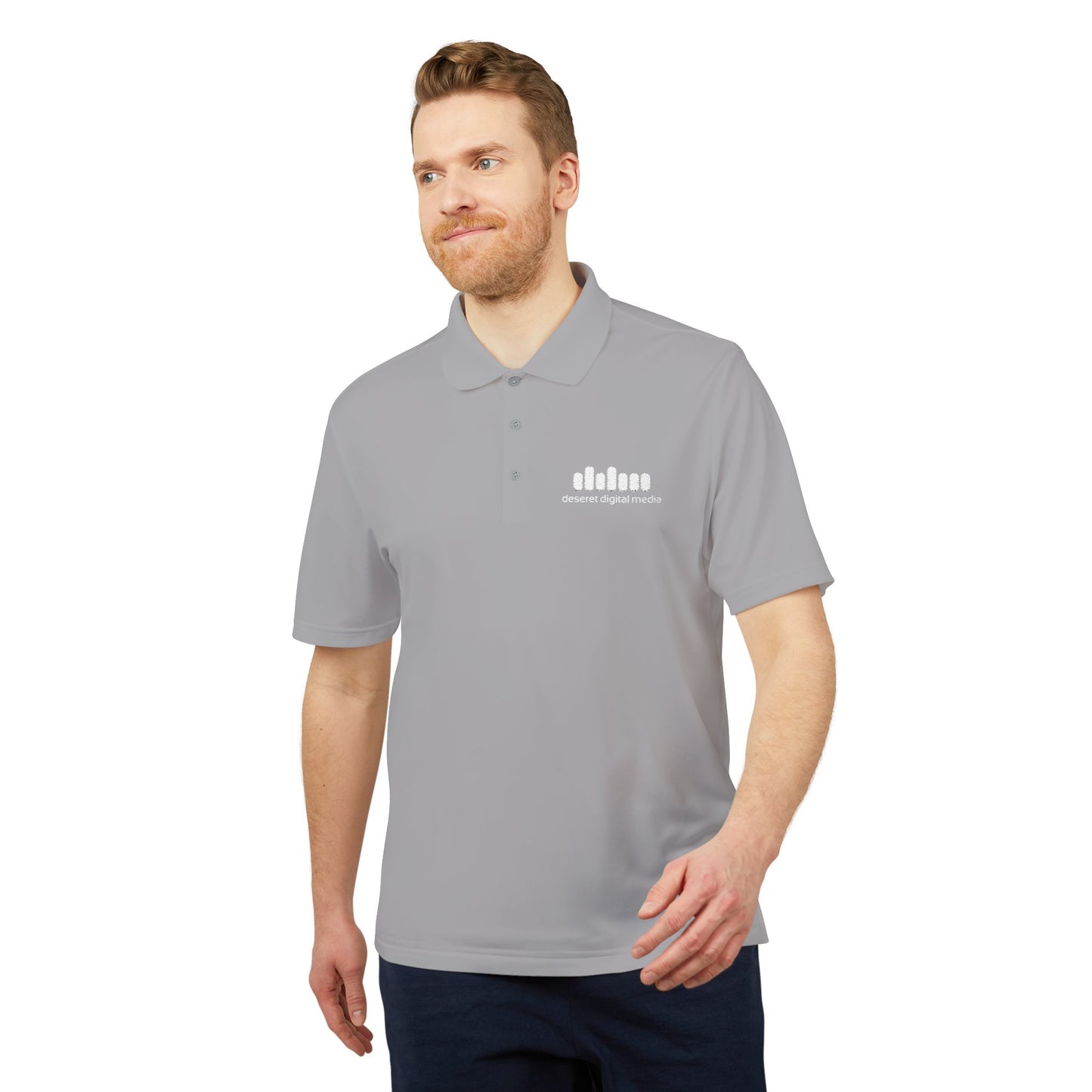DDM adidas® Unisex Polo - Gray or Navy