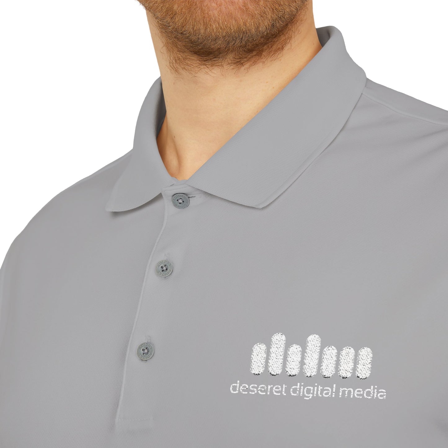 DDM adidas® Unisex Polo - Gray or Navy