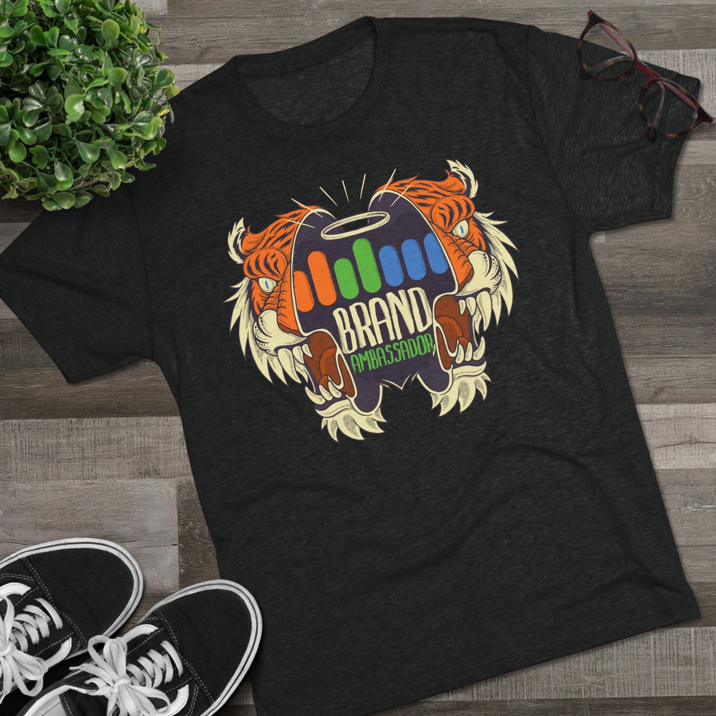 Brand Ambassador Bold Tiger Unisex Tri-Blend Crew Tee