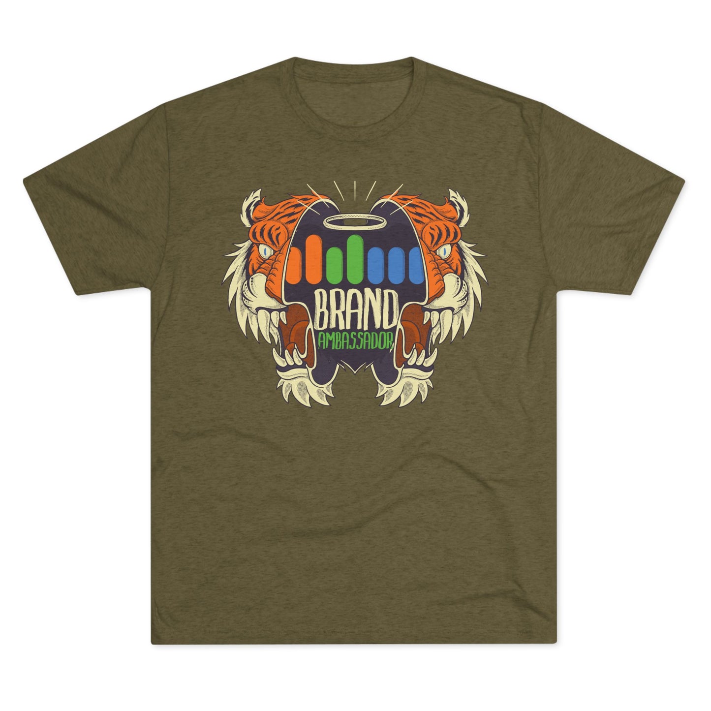 Brand Ambassador Bold Tiger Unisex Tri-Blend Crew Tee