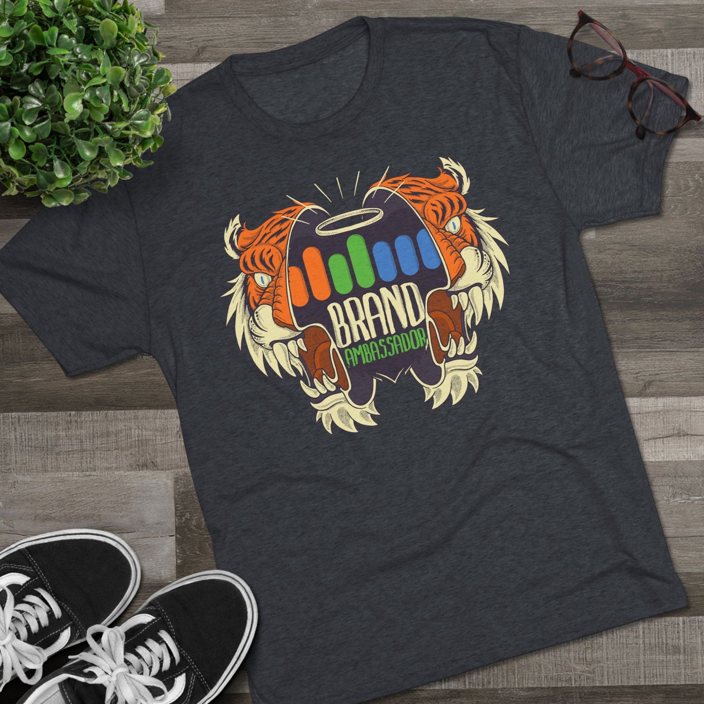 Brand Ambassador Bold Tiger Unisex Tri-Blend Crew Tee