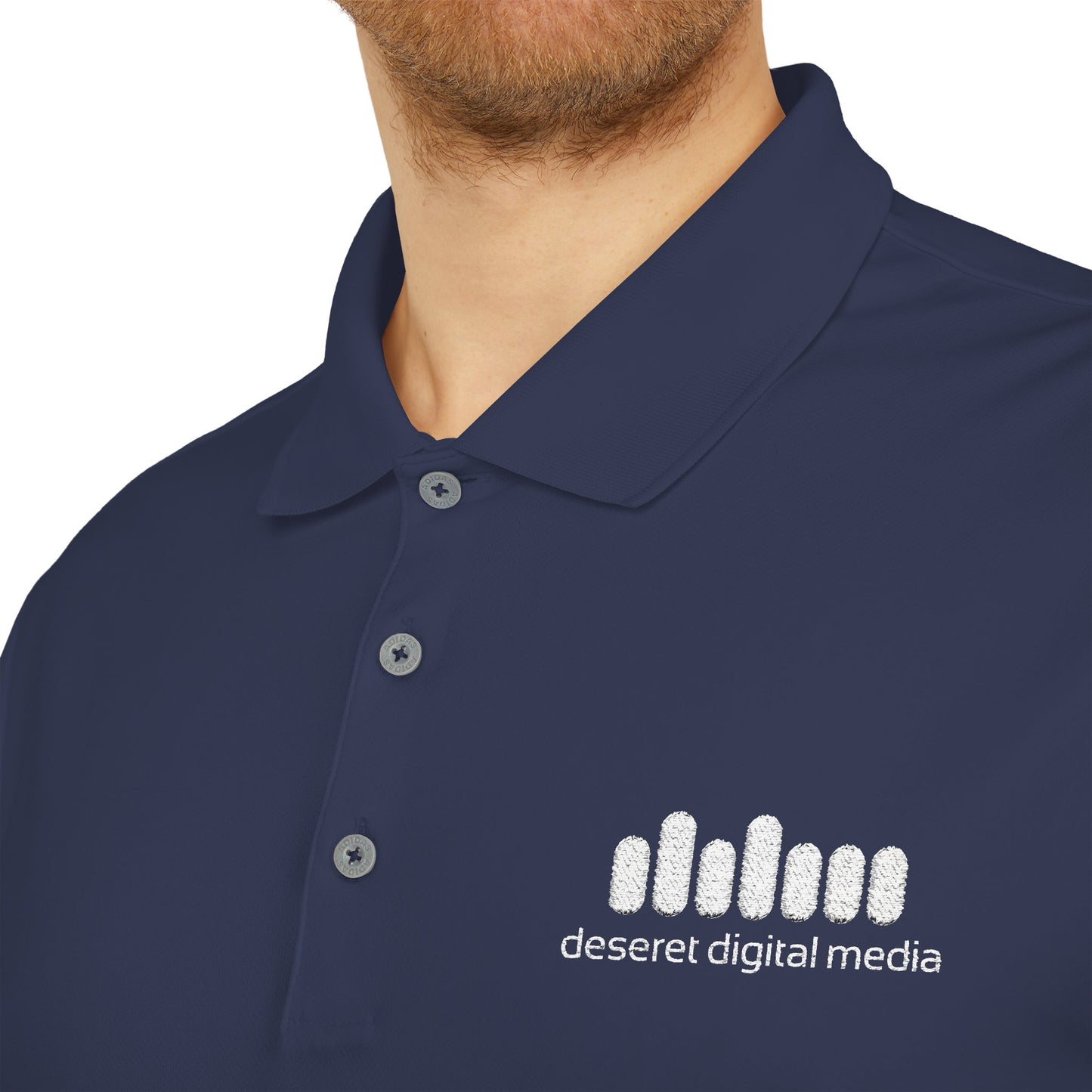 DDM adidas® Unisex Polo - Gray or Navy