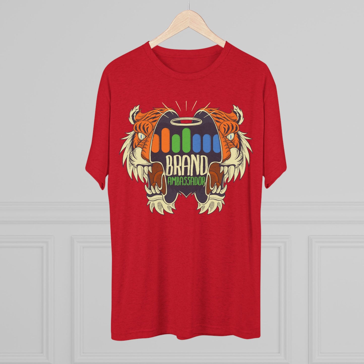 Brand Ambassador Bold Tiger Unisex Tri-Blend Crew Tee