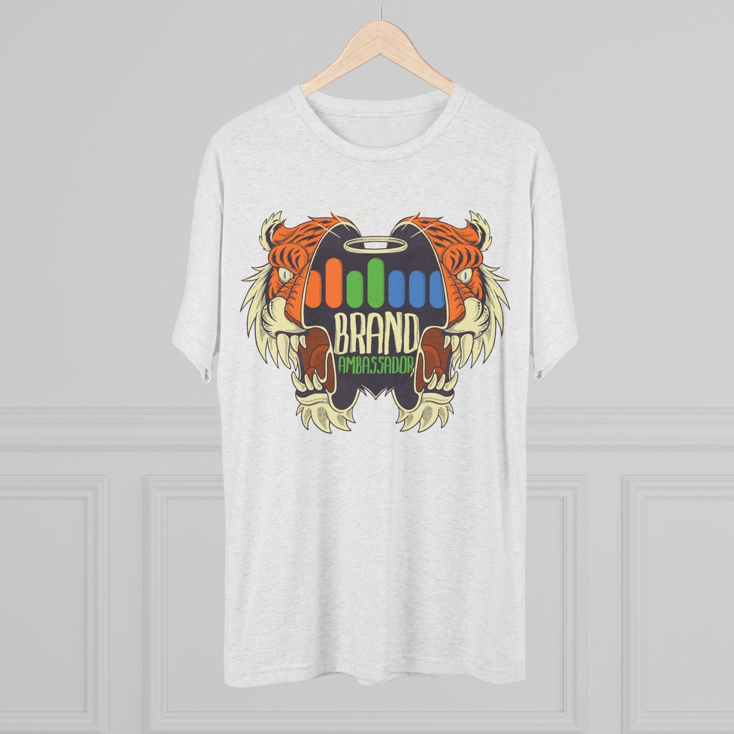 Brand Ambassador Bold Tiger Unisex Tri-Blend Crew Tee