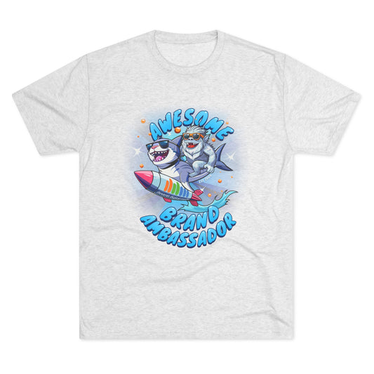 Brand Ambassador Yeti Shark Rodeo Unisex Tri-Blend Crew Tee