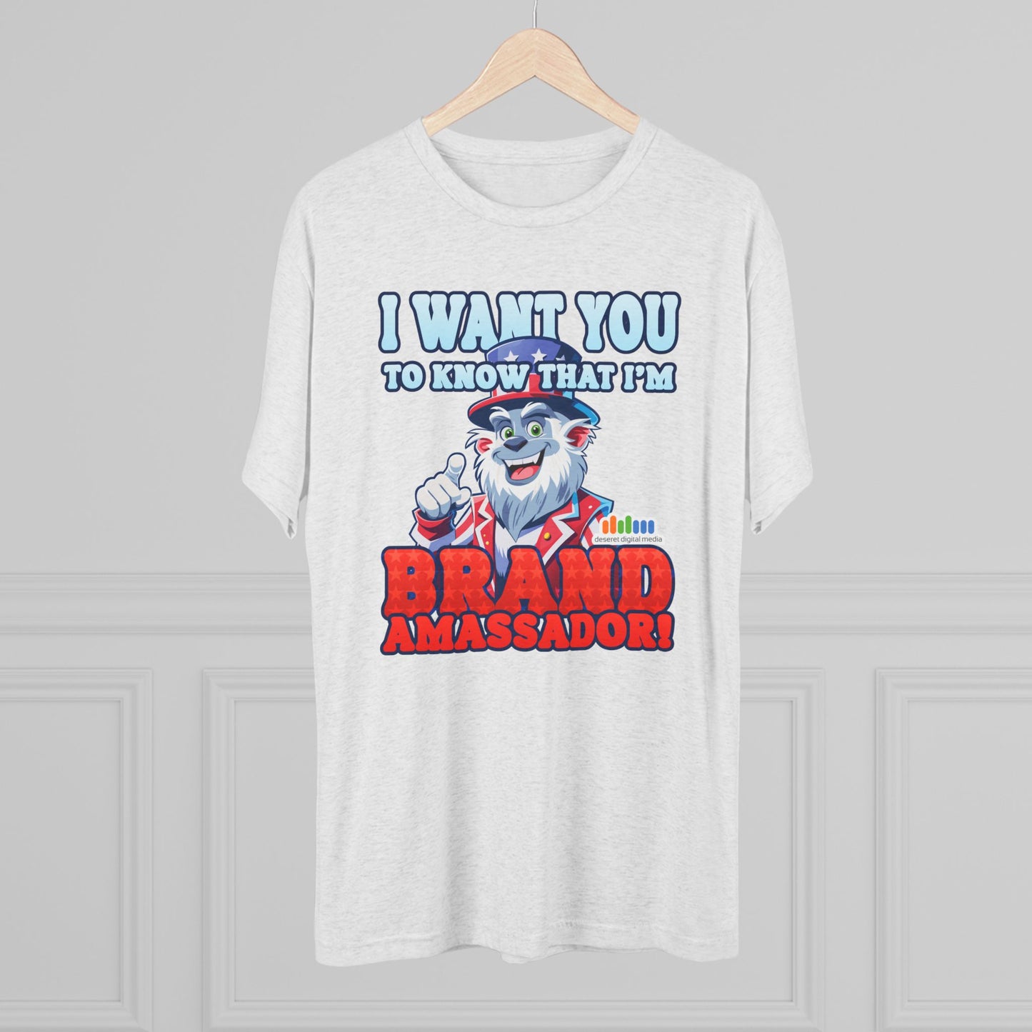 Brand Ambassador Unisex Tri-Blend Crew Tee - Uncle DDM Yeti “I Want You” Tee