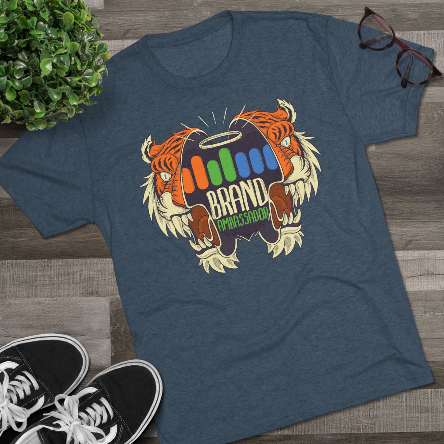 Brand Ambassador Bold Tiger Unisex Tri-Blend Crew Tee