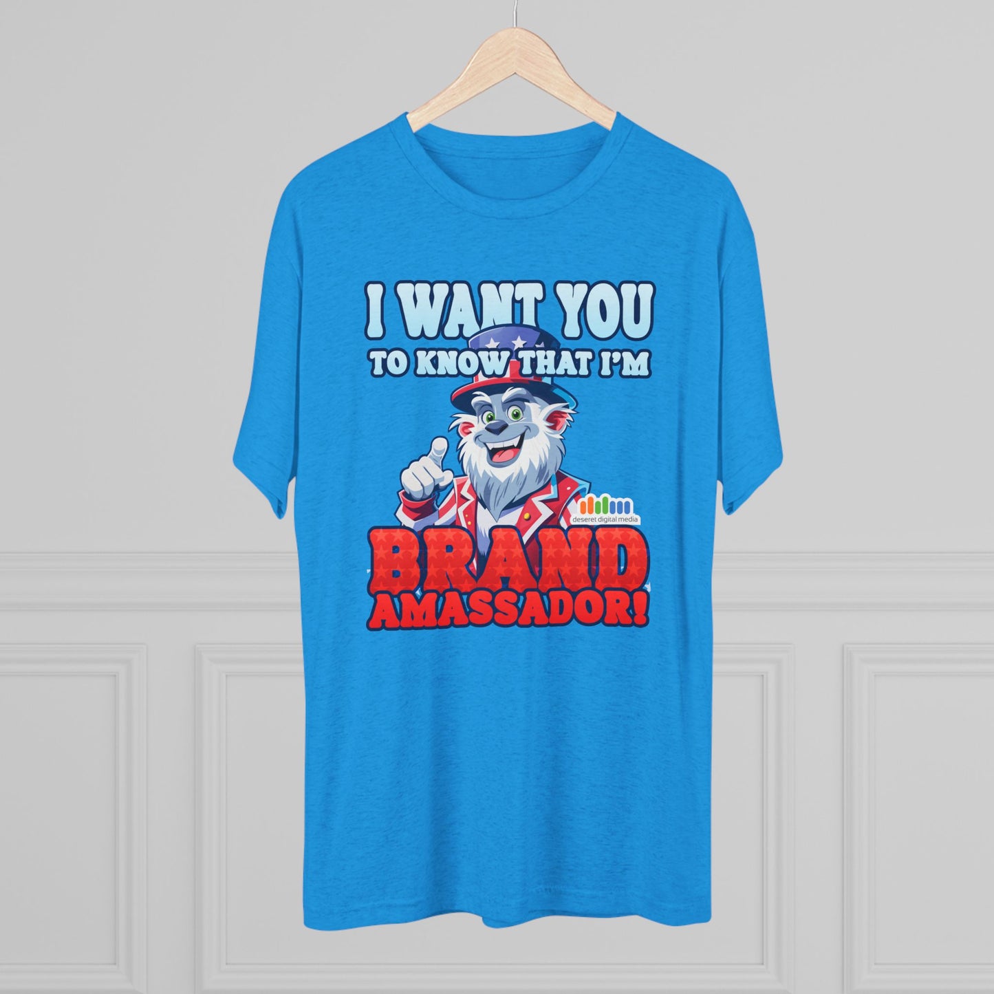 Brand Ambassador Unisex Tri-Blend Crew Tee - Uncle DDM Yeti “I Want You” Tee