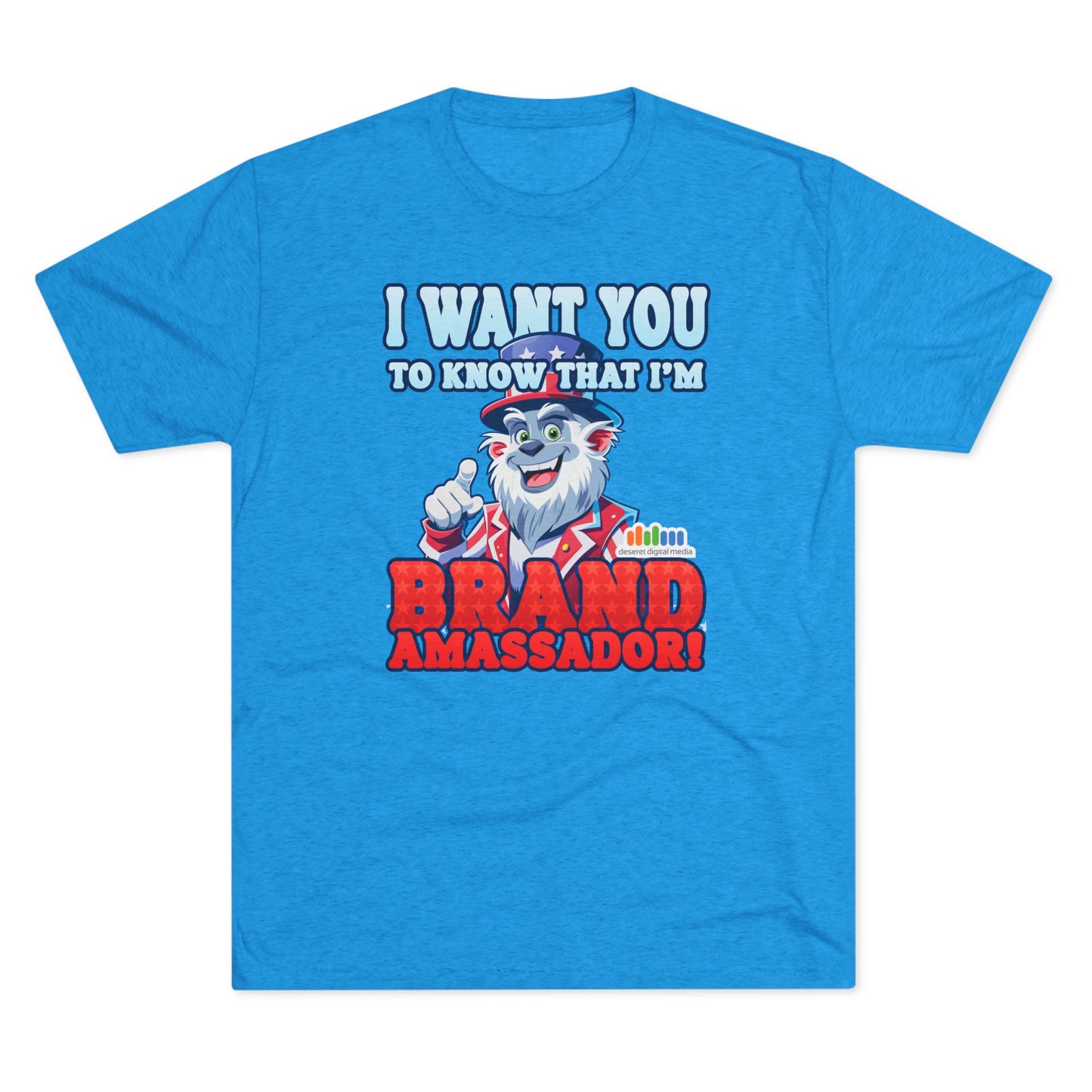 Brand Ambassador Unisex Tri-Blend Crew Tee - Uncle DDM Yeti “I Want You” Tee