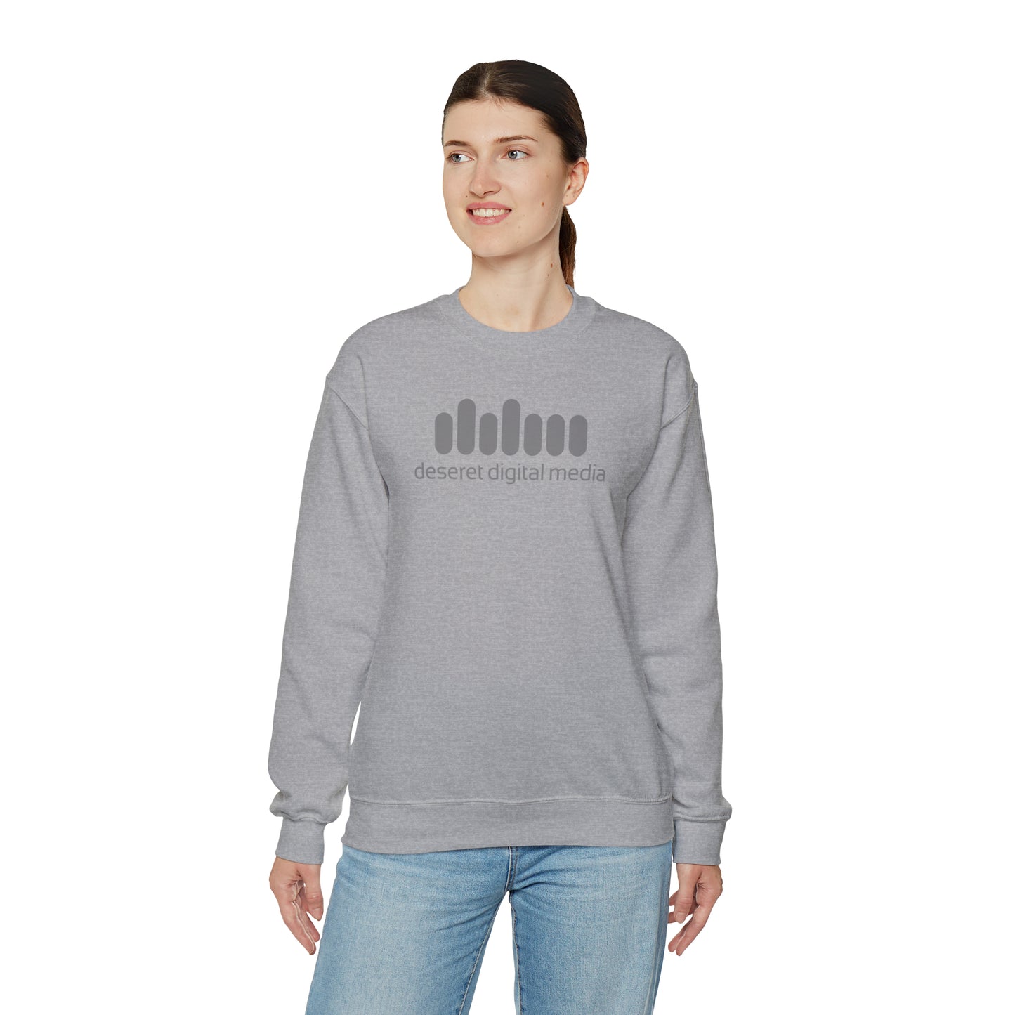 DDM Gray Unisex Crewneck Sweatshirt